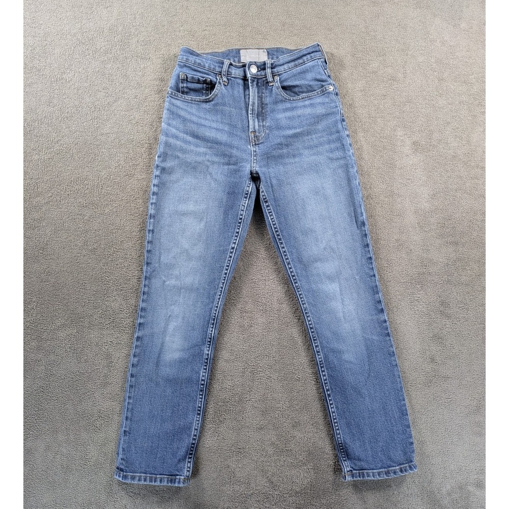 Everlane Jeans Womens Size 25 Blue The High Waist Straight